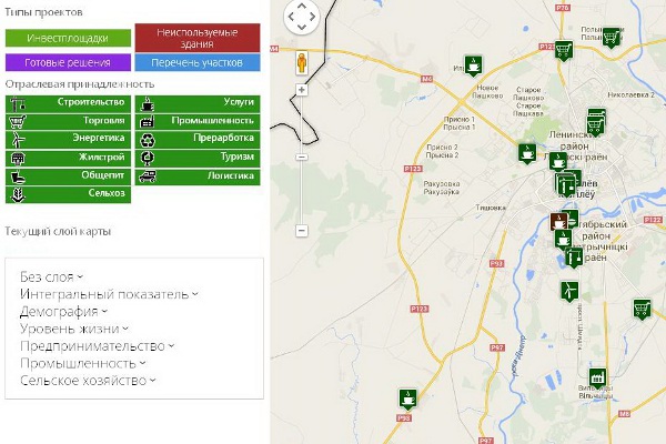 Первая в Беларуси инвестиционная Интернет-карта создана в Могилёве 