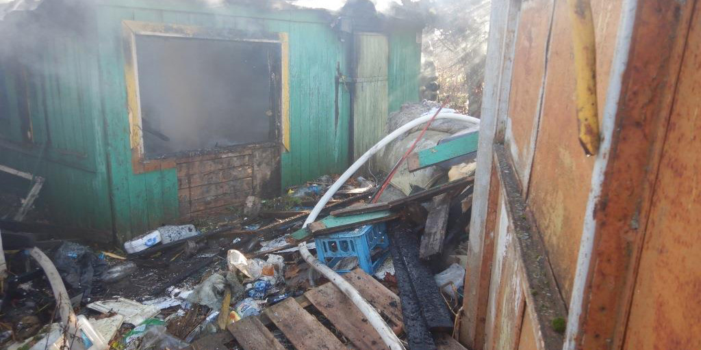 Жилой дом горел в Могилеве по переулку Перекопскому 