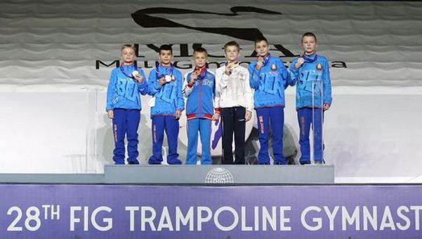 Юные могилевские спортсмены завоевали «бронзу» на международном турнире по прыжкам на батуте