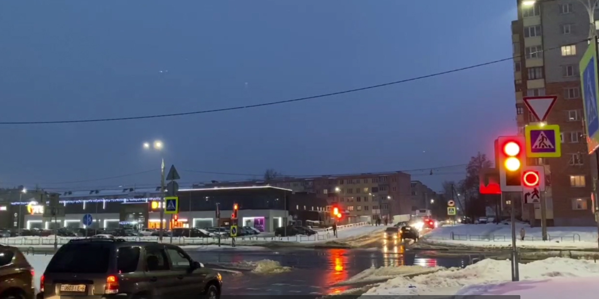 Режим работы светофоров изменен на перекрестке улиц Крупской и Кирова в Могилеве
