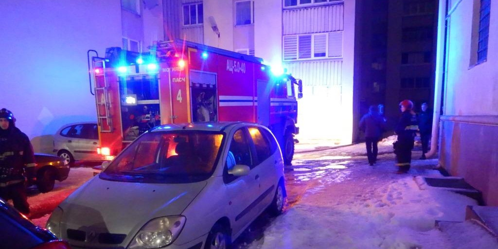 В подвале дома на Пионерской в Могилеве произошел пожар