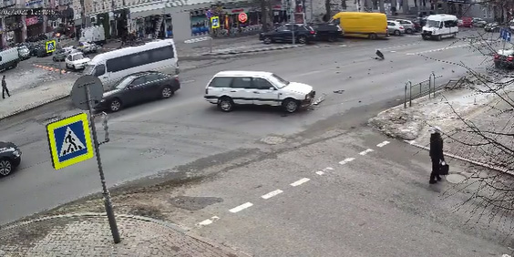 ДТП произошло на улице Первомайской в Могилеве 