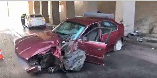В Могилеве нетрезвый водитель на BMW въехал в опору моста &mdash; пострадал пассажир легковушки