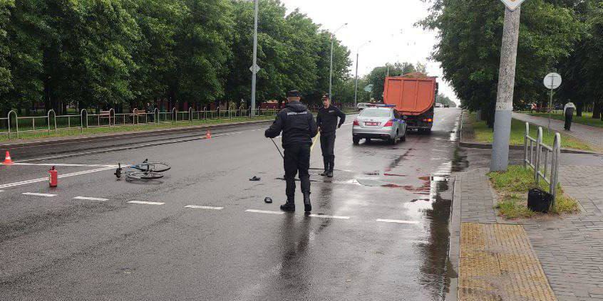 В Могилеве в ДТП пострадал велосипедист, который не спешился на пешеходном переходе