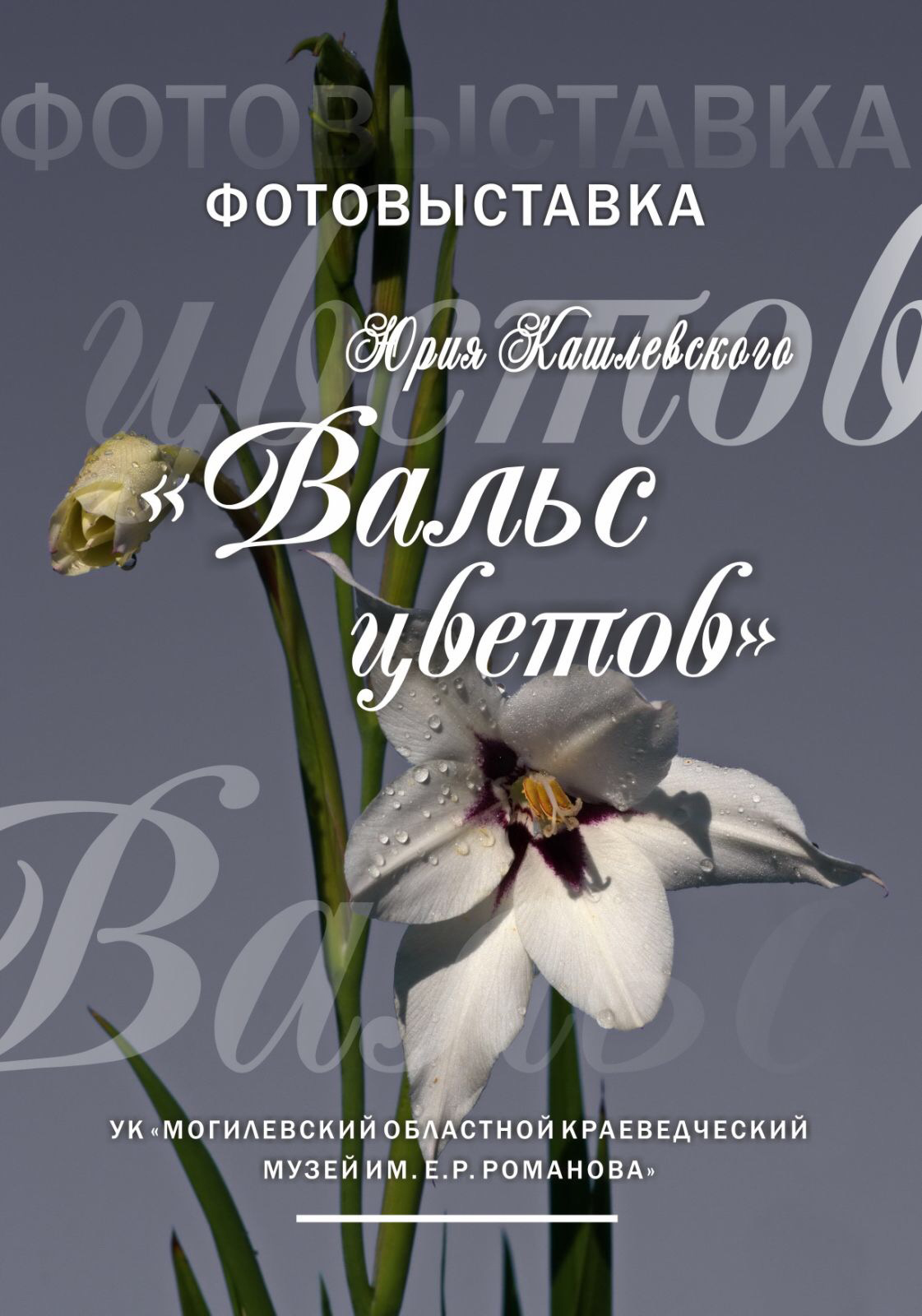 Фотовыставка «Вальс цветов» откроется в Могилеве 3 марта