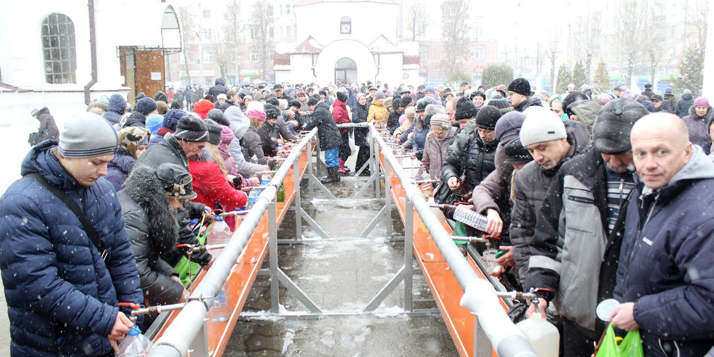 Стало известно расписание богослужений и освящения воды в храмах Могилева 18 и 19 января