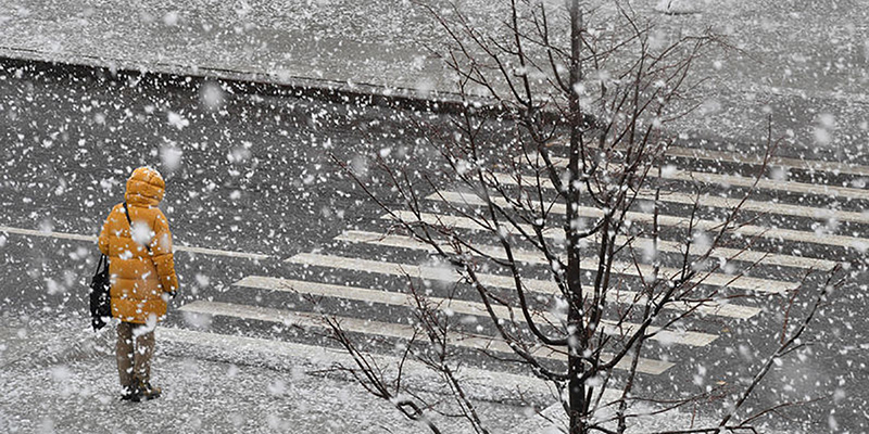 Оранжевый уровень опасности из-за снегопадов объявлен в Могилеве на субботу