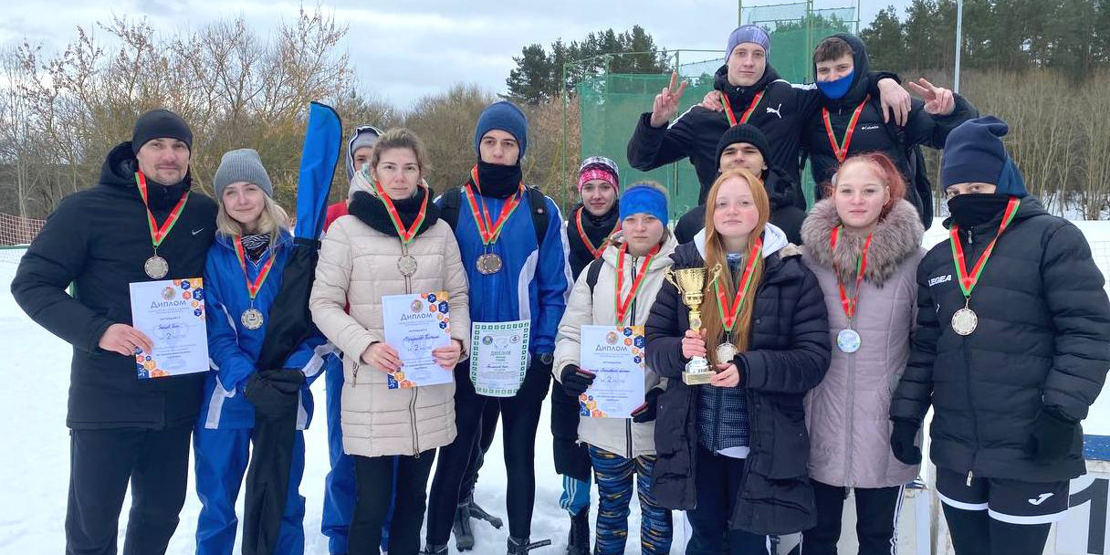 Учащиеся могилевских колледжей стали призерами соревнований по зимнему многоборью 