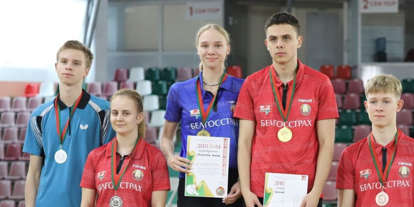 Могилевчане стали вторыми в общекомандном зачете на Олимпийских днях молодежи по настольному теннису