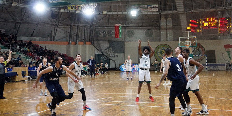 «Борисфен» одержал очередную победу в рамках чемпионата Беларуси по баскетболу