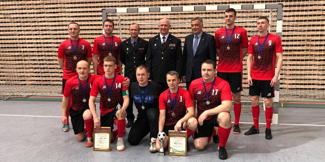 Команда УГКСЭ по Могилевской области завоевала «серебро» в чемпионате по мини-футболу