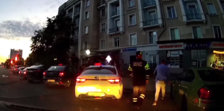 В Могилеве водитель BMW пытался скрыться от ГАИ