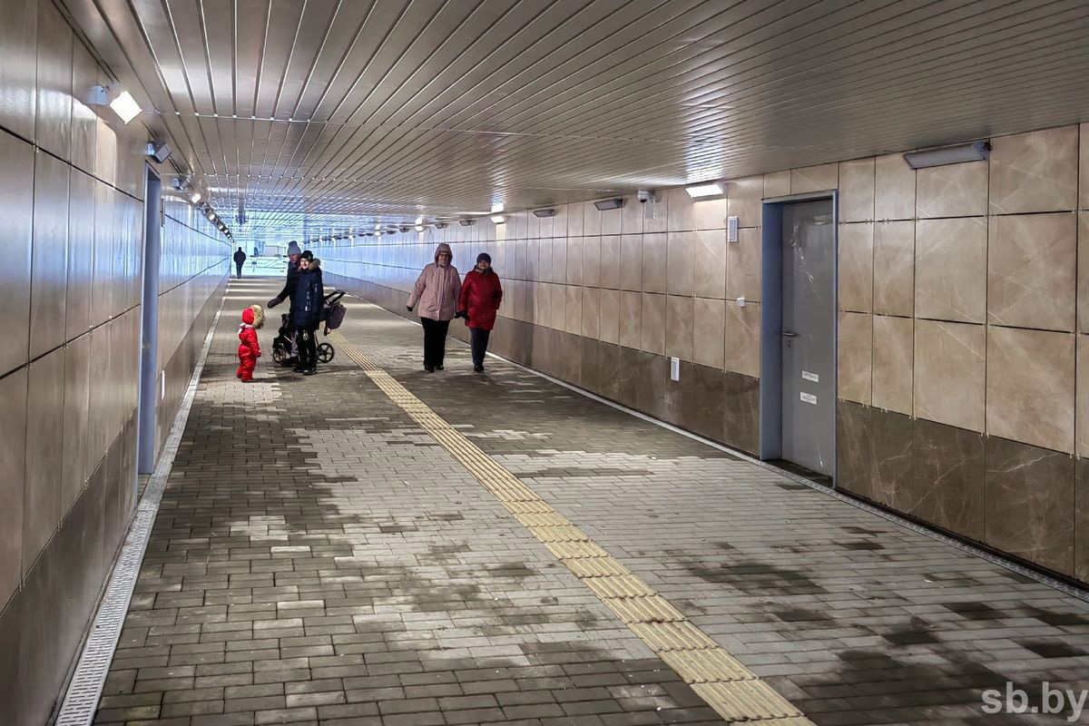 Подземный переход между улицами Пысина и Строителей открылся в Могилеве