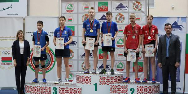 Награды на первенстве Беларуси по настольному теннису завоевали представители Могилевской области