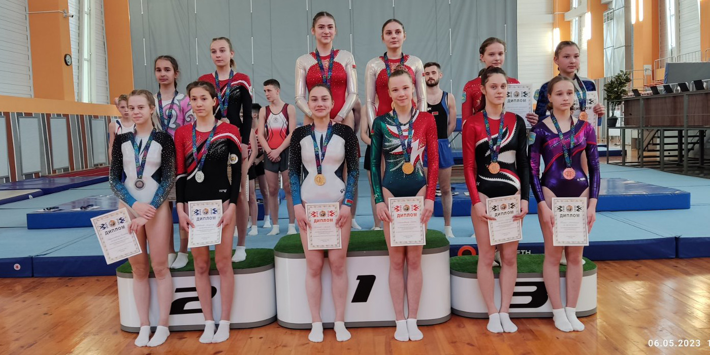 Команда Могилевской области заняла 2-е общекомандное место на открытом чемпионате Беларуси по прыжкам на батуте 