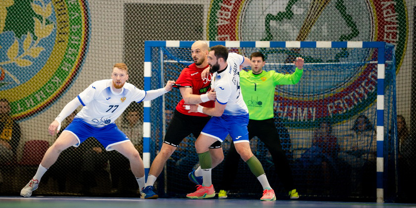 В первом матче Суперсерии в Могилеве мужская сборная Беларуси по гандболу победила команду России
