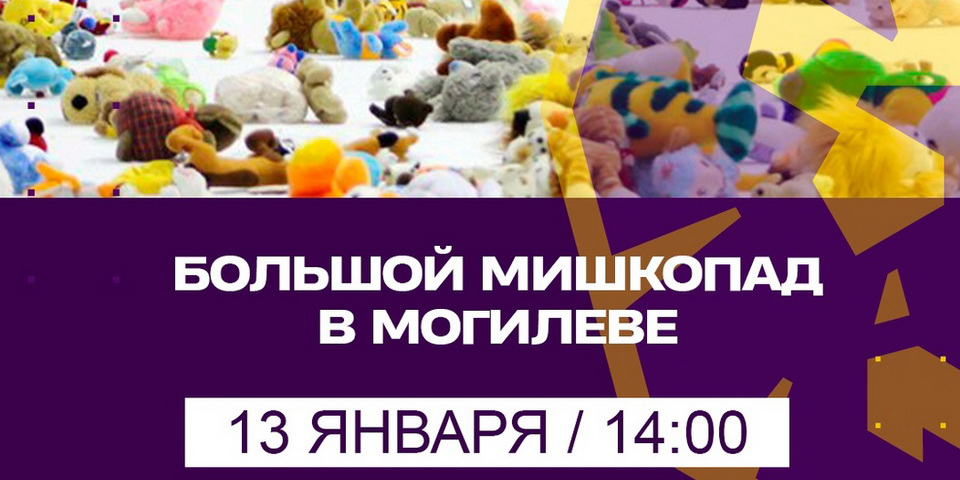 Возобновляя традицию: благотворительный «Мишкопад» пройдет в Могилеве 13 января