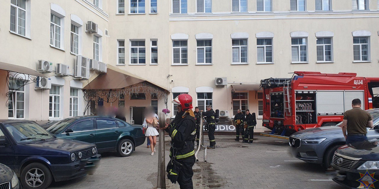 Пожар произошел в могилевской гостинице
