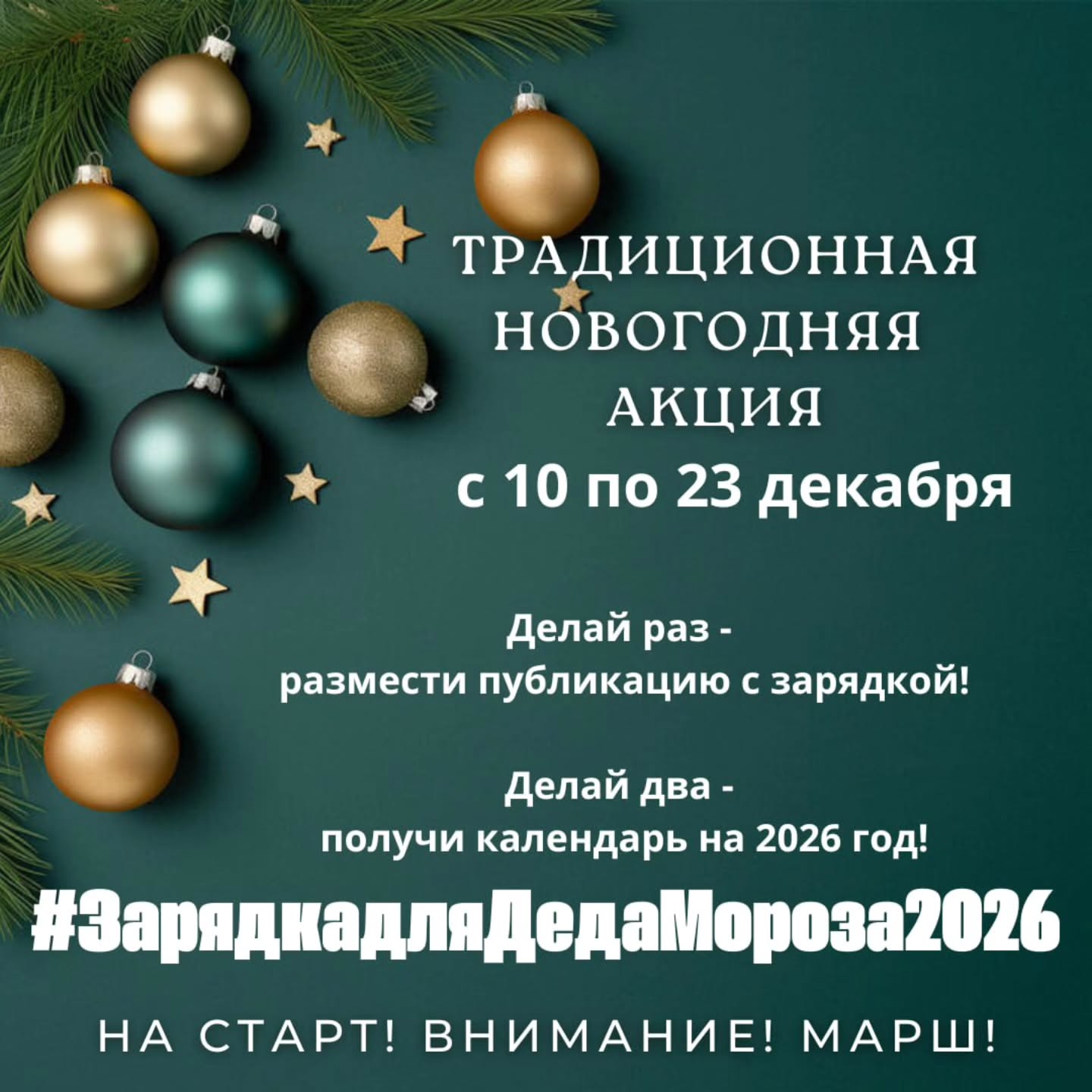 Акция #ЗарядкадляДедаМороза2026 стартует в&nbsp;Могилеве