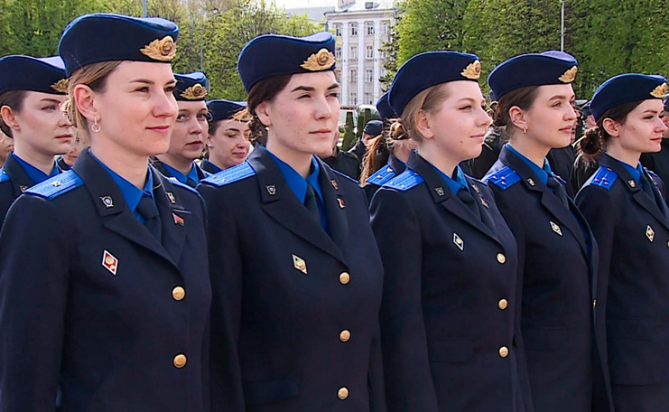 В Могилеве готовятся к празднованию 80-летия Великой Победы // Репетиции парада