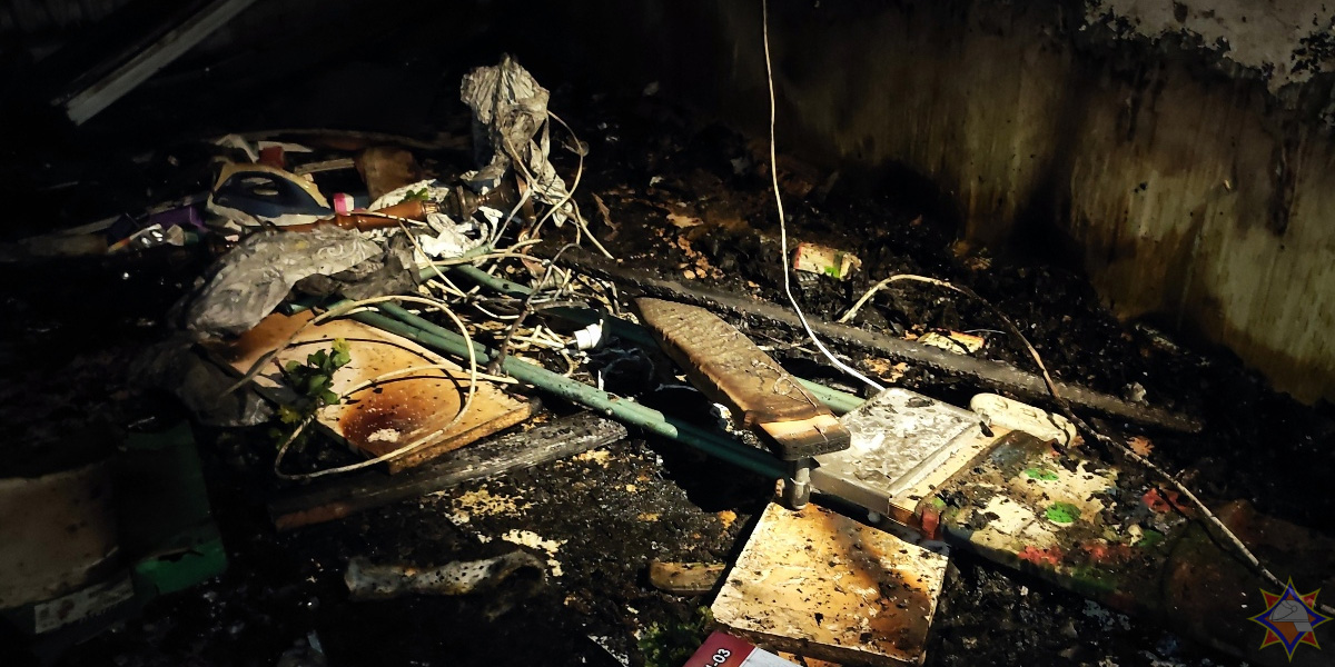 На ул.Первомайской в Могилеве горела квартира &mdash; пенсионерка госпитализирована с ожогами