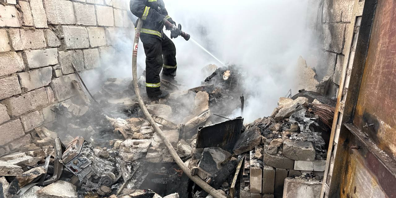В Могилевском районе произошел пожар в гаражном кооперативе