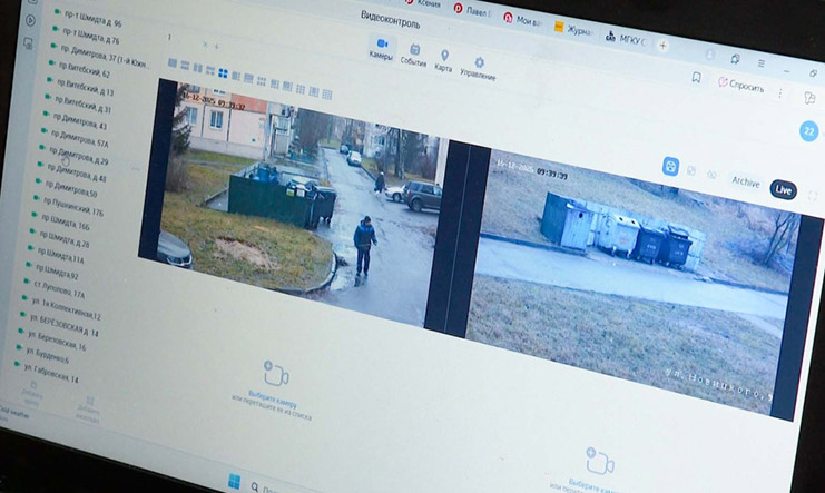 30 нарушителей в неделю: в Могилеве камеры «ловят» тех, кто превращает дворы в свалки