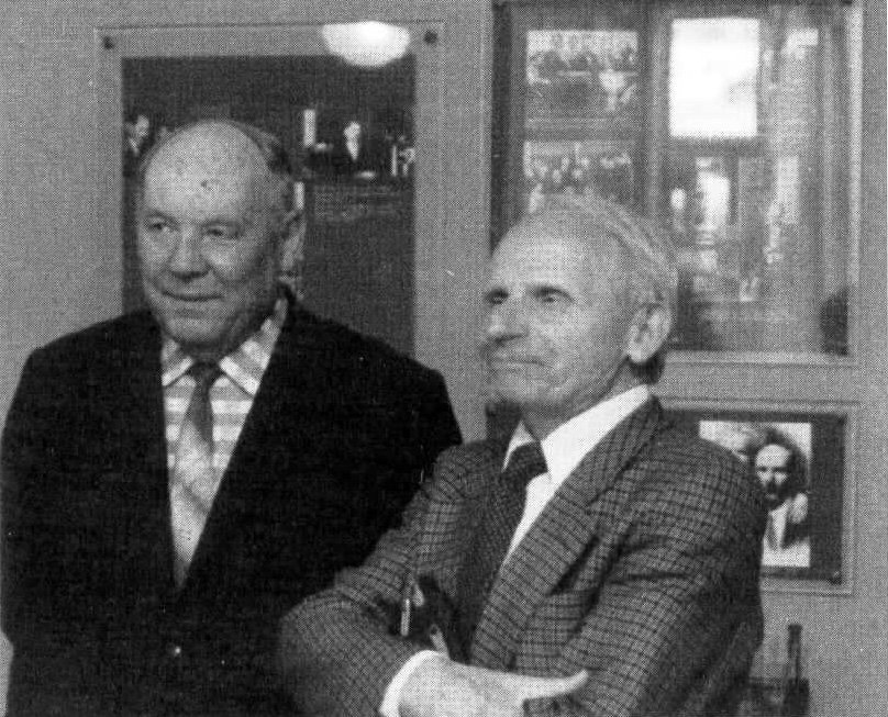 З сынам Якуба Коласа Данілам Канстанцінавічам. Май 1990 г.