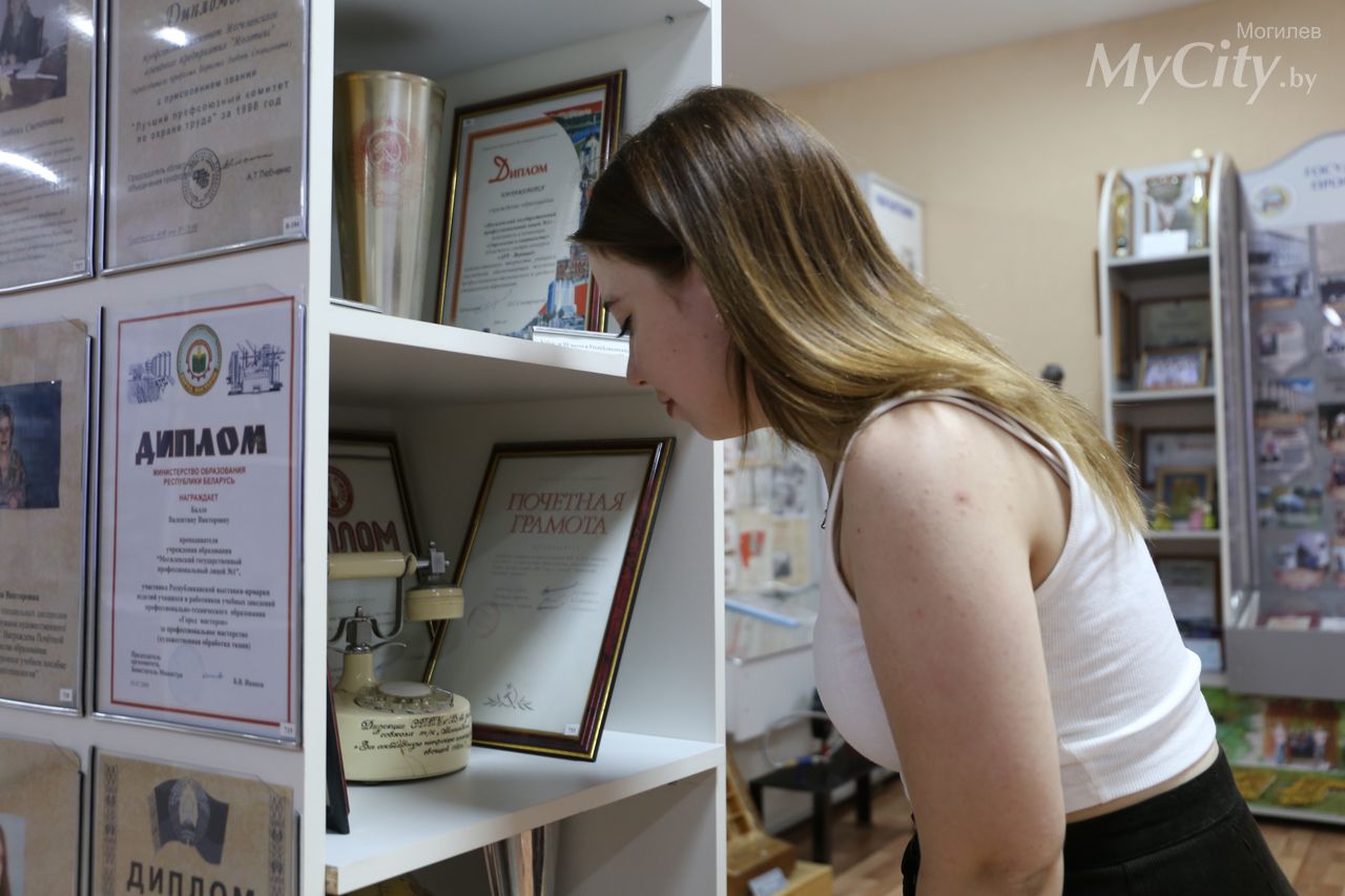 Единственный в Могилевской области: музей профтехобразования МГПЛ № 7 помогает школьникам в выборе профессии