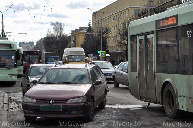 В Могилёве остановились троллейбусы 