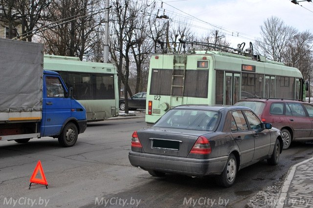 В Могилёве остановились троллейбусы 