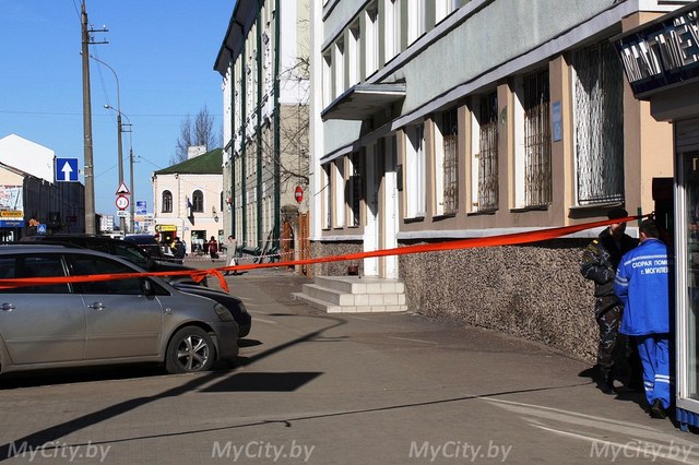 Переулок Пожарный в Могилёве перекрыли из-за подозрительного пакета