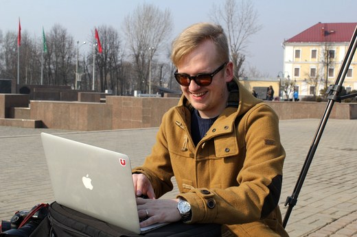 Бесплатный Wi-Fi появился на площади Славы в Могилёве