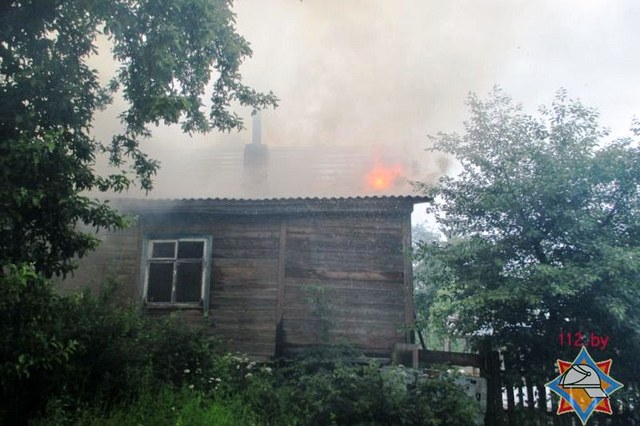 В Могилёве горел частный жилой дом: пострадавших нет