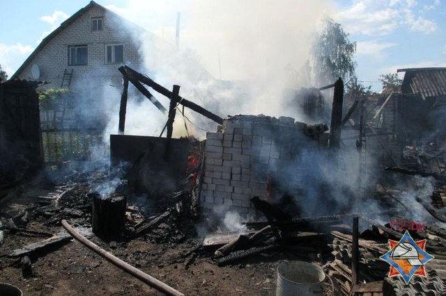 Могилевчанка тушила баню и получила серьёзные ожоги